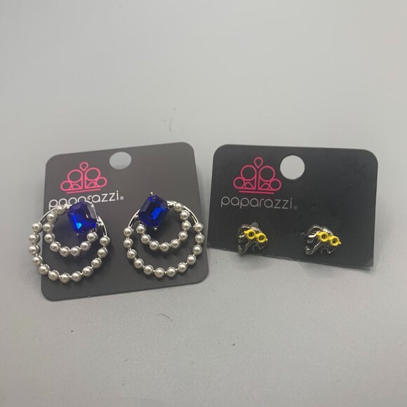 2ct Paparazzi Fashion Stud Earrings NEW WITH TAG - Picture 1 of 3